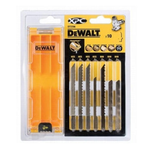 Coffret 10 lames XPC DEWALT - boîte de rangement - DT2296