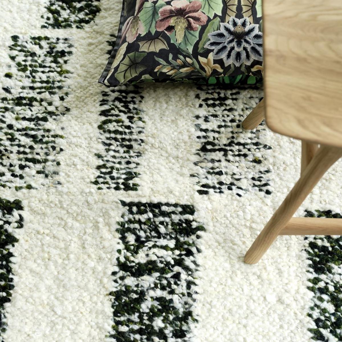 Tapis salon et chambre fait main en laine motif géométrique YOSO
