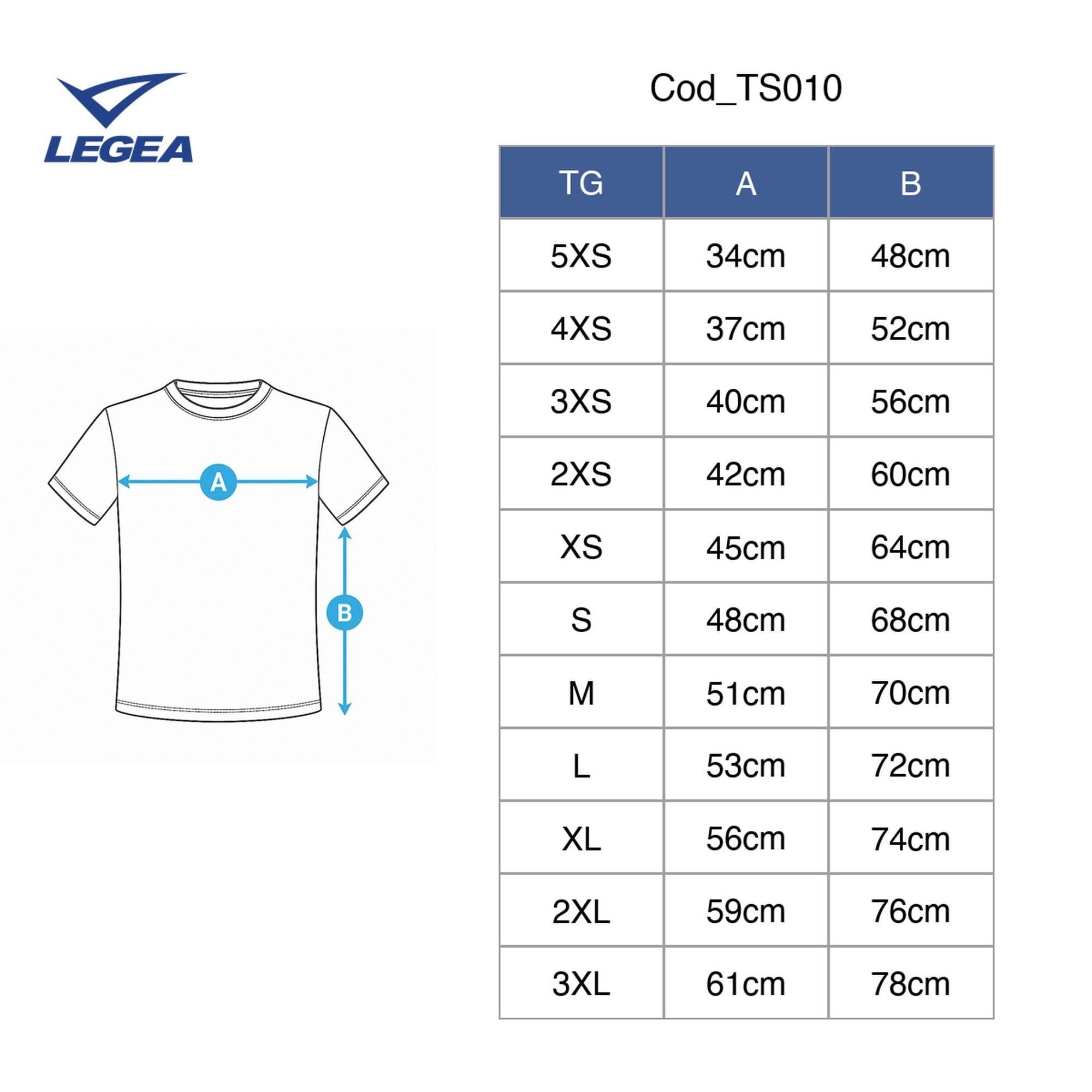 T-Shirt in cotone ARIA azzurra