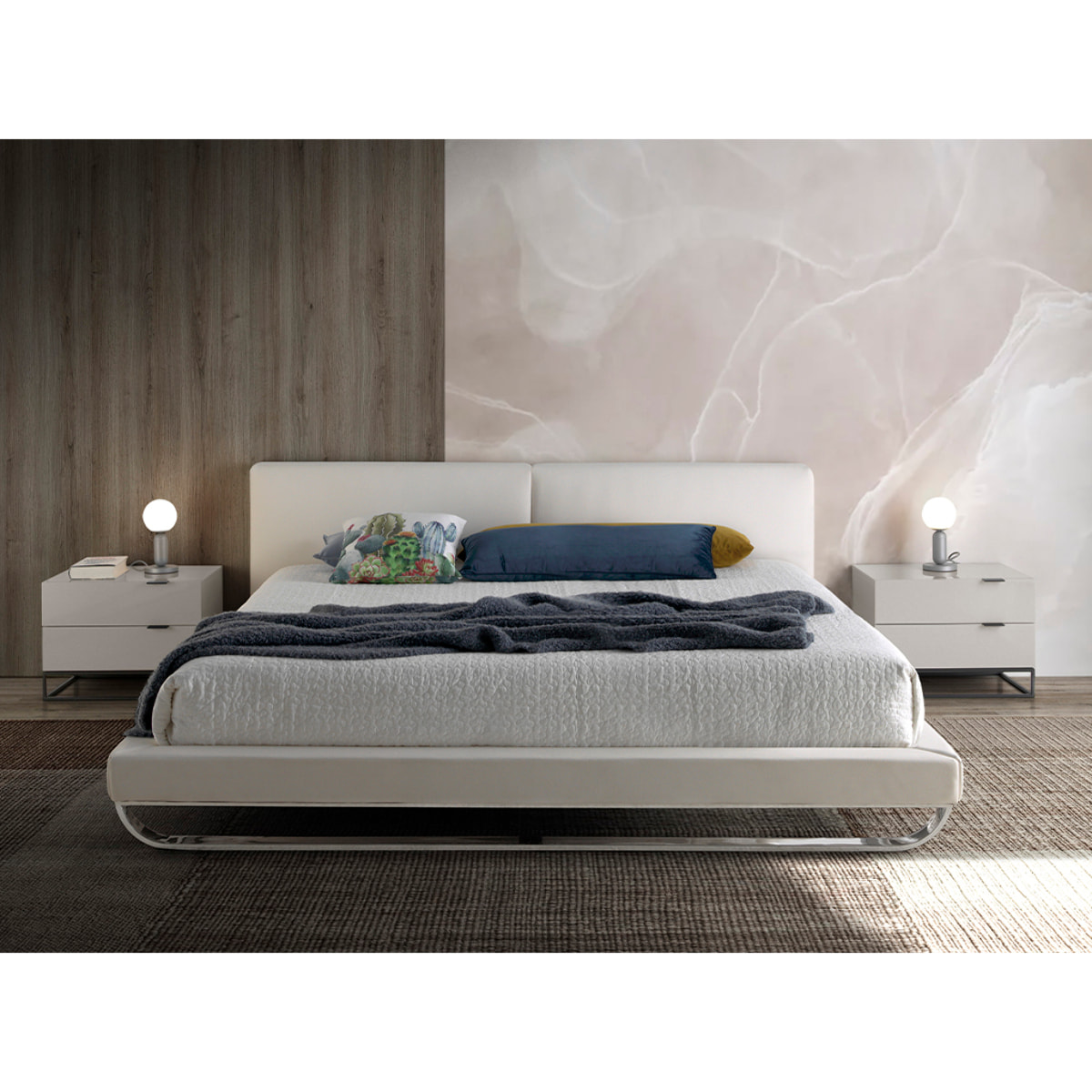 Mesa de noche de DM 55x41x41cm