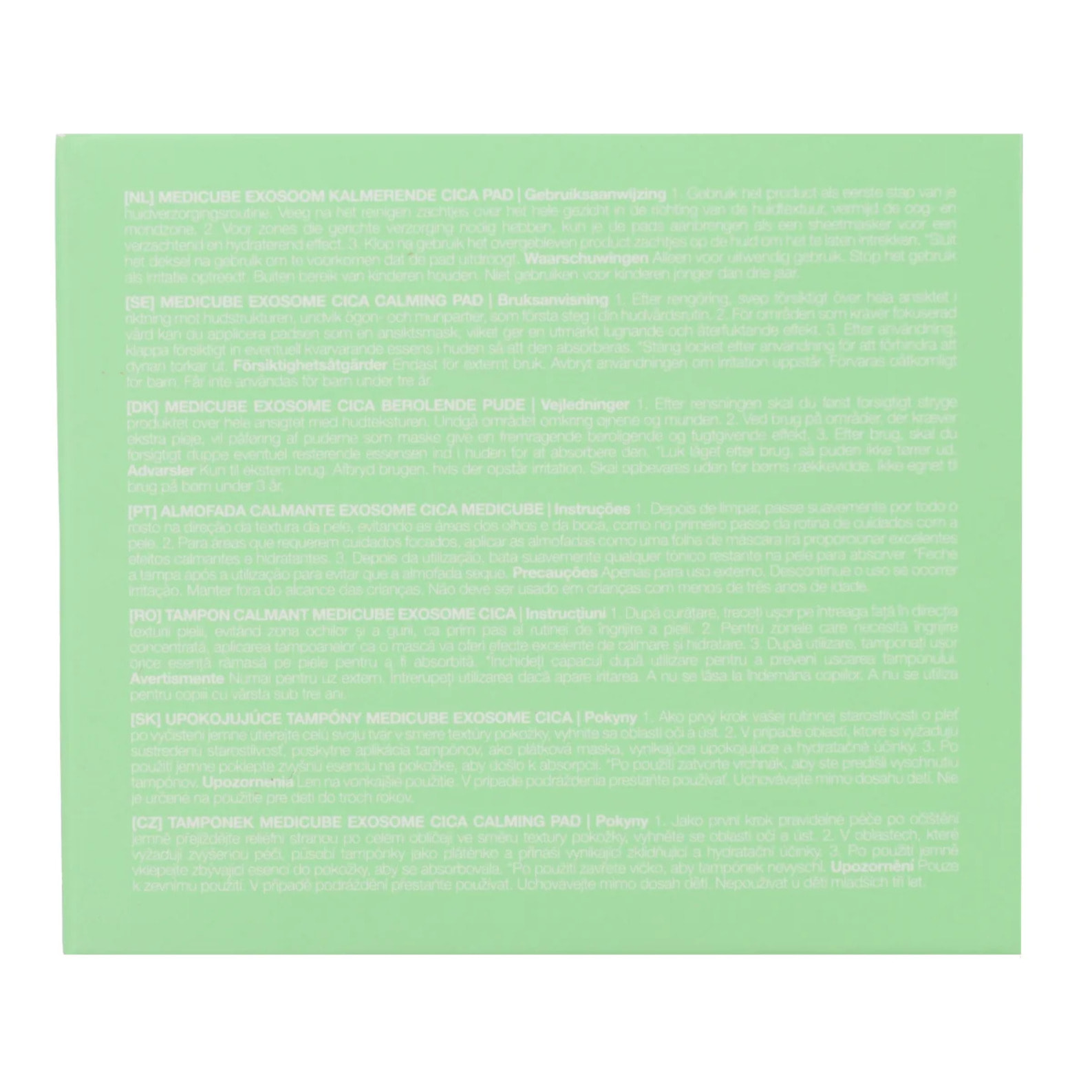 Cica Exosome Calming Pad medicube 100pads