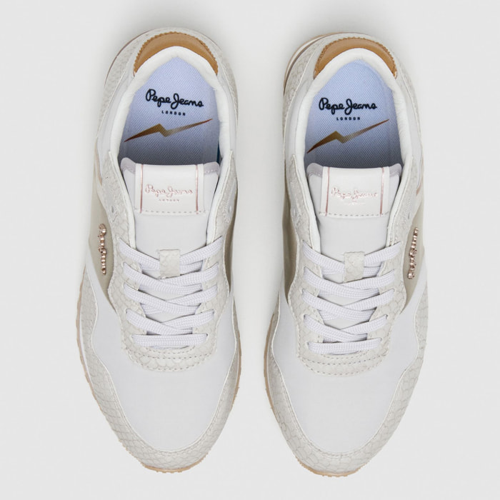 Sneakers London mix - blanco