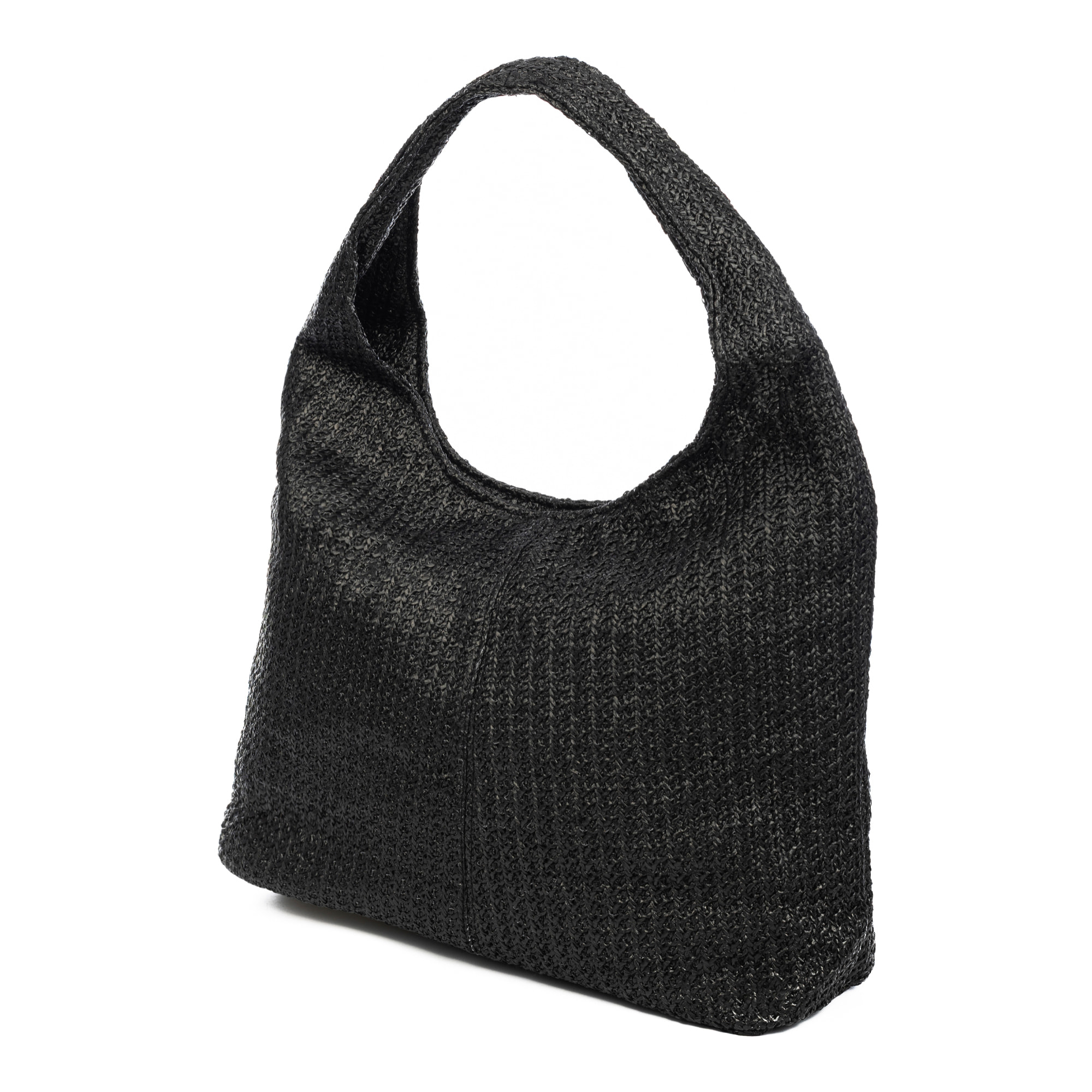 Berbenno Bolso de hombro Mujer. Fabricado en rafia sintética con diseño trenzado.