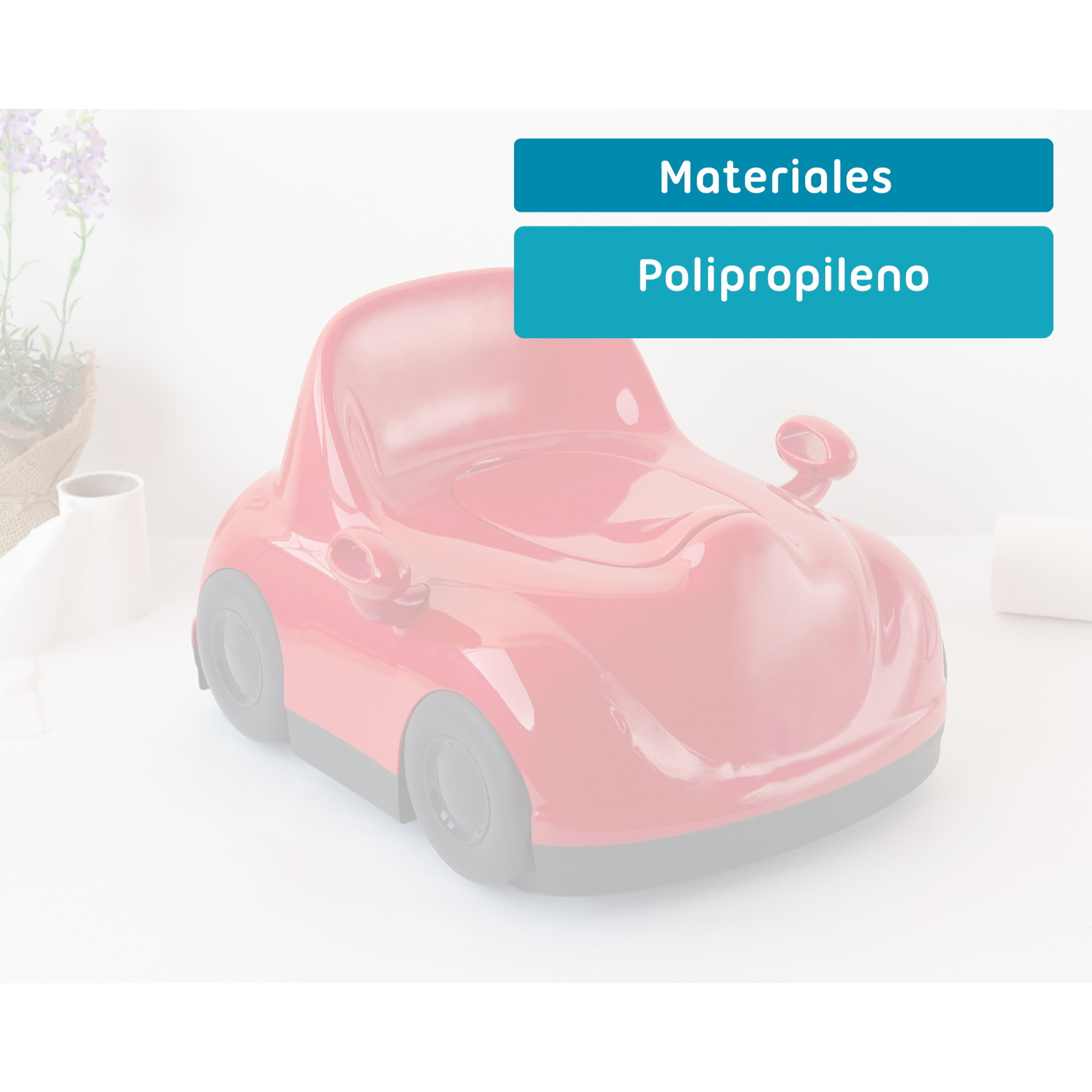 ORINAL INFANTIL COCHE ROJO