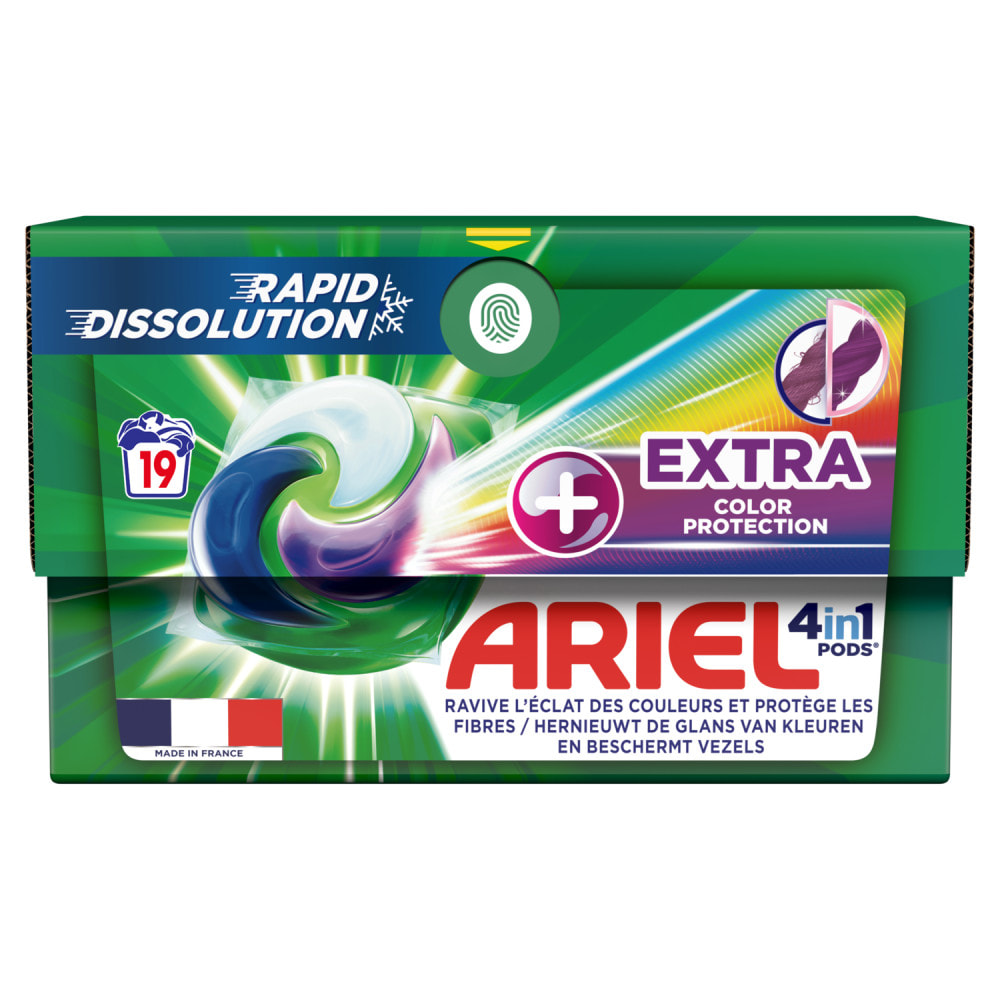 4x19 Pods+ Complete Fiber Protection, Lessive En Capsules Ariel