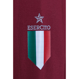 Felpa Esercito sport a maniche lunghe bordeaux donna