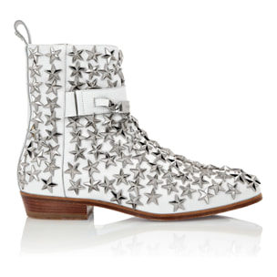 PHILIPP PLEIN Boots Mid Flat STARS