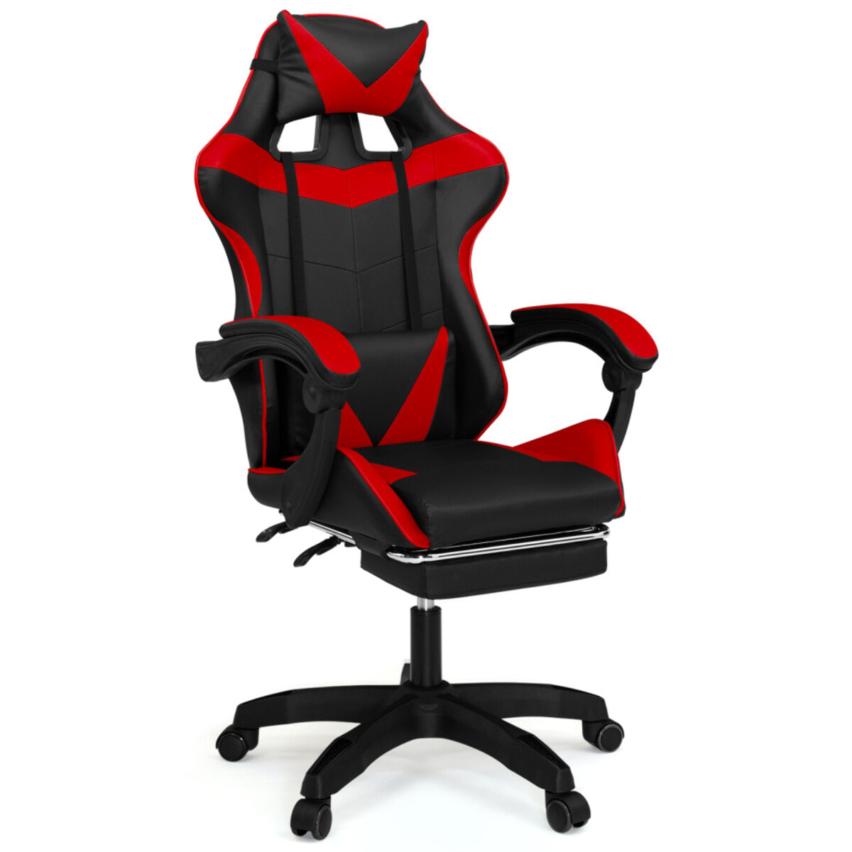 Fauteuil de bureau spécial gaming noir et rouge