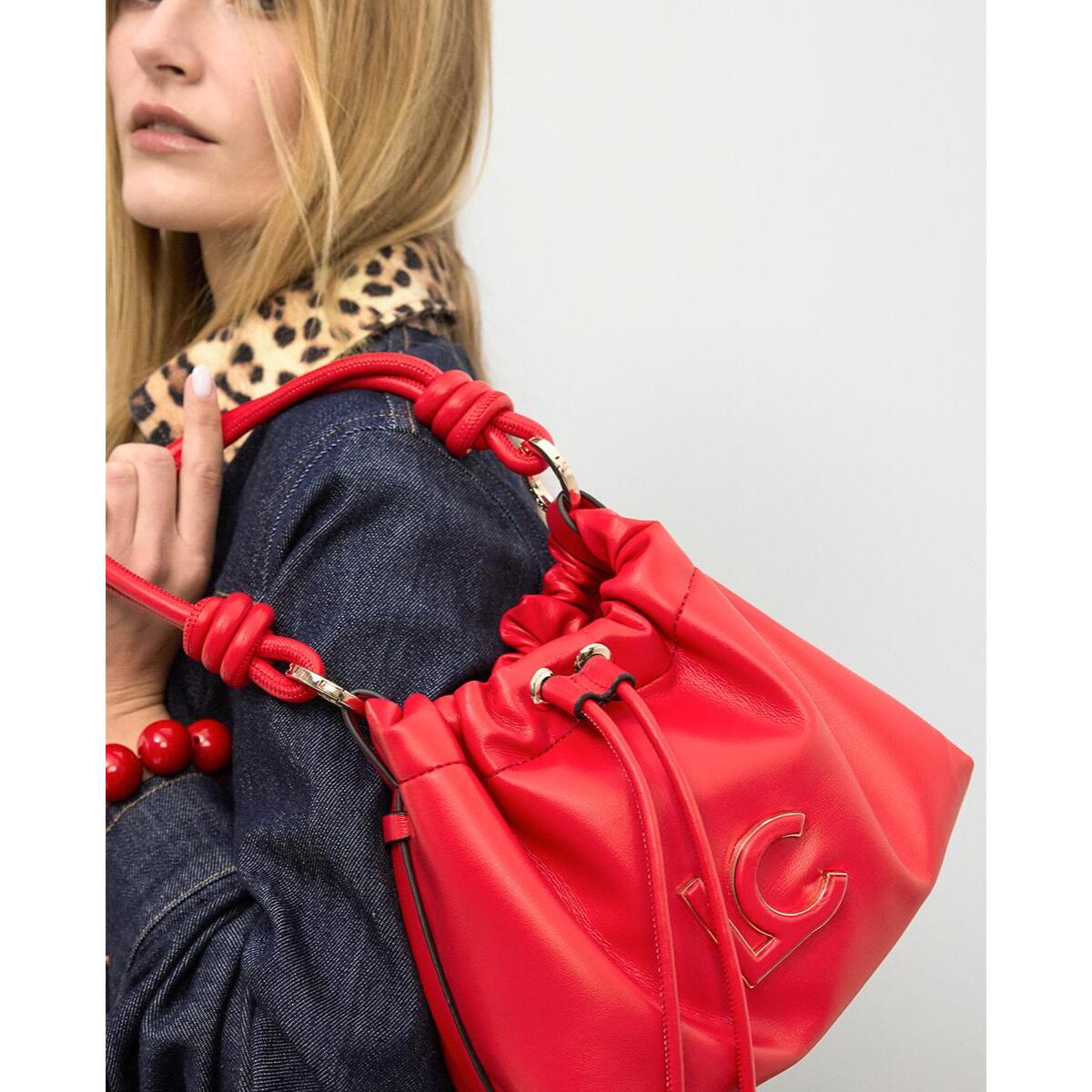 Borsa a tracolla foderata LC