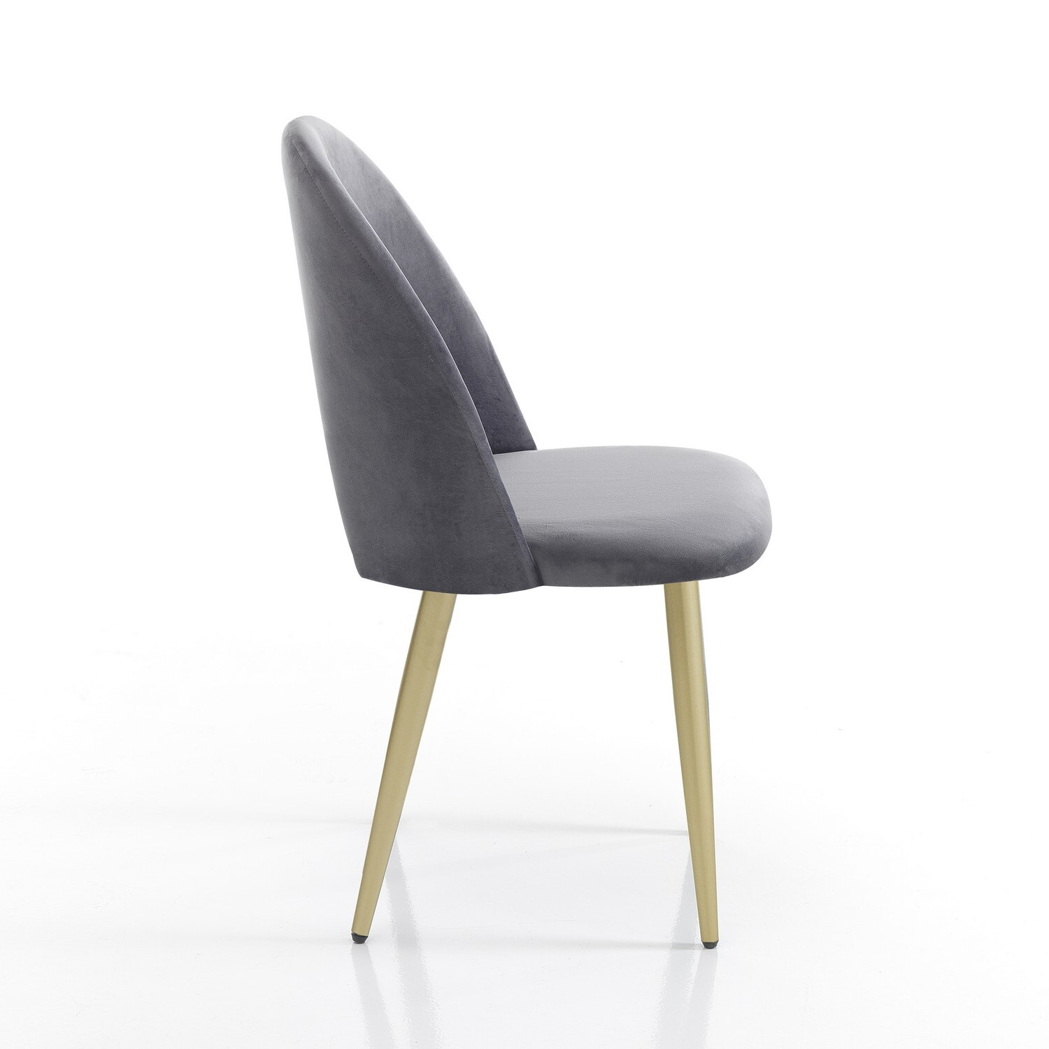 TOMASUCCI set 4 sedie NAIL GREY / GOLD