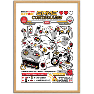 Affiche - Game controllers - Paiheme Studio