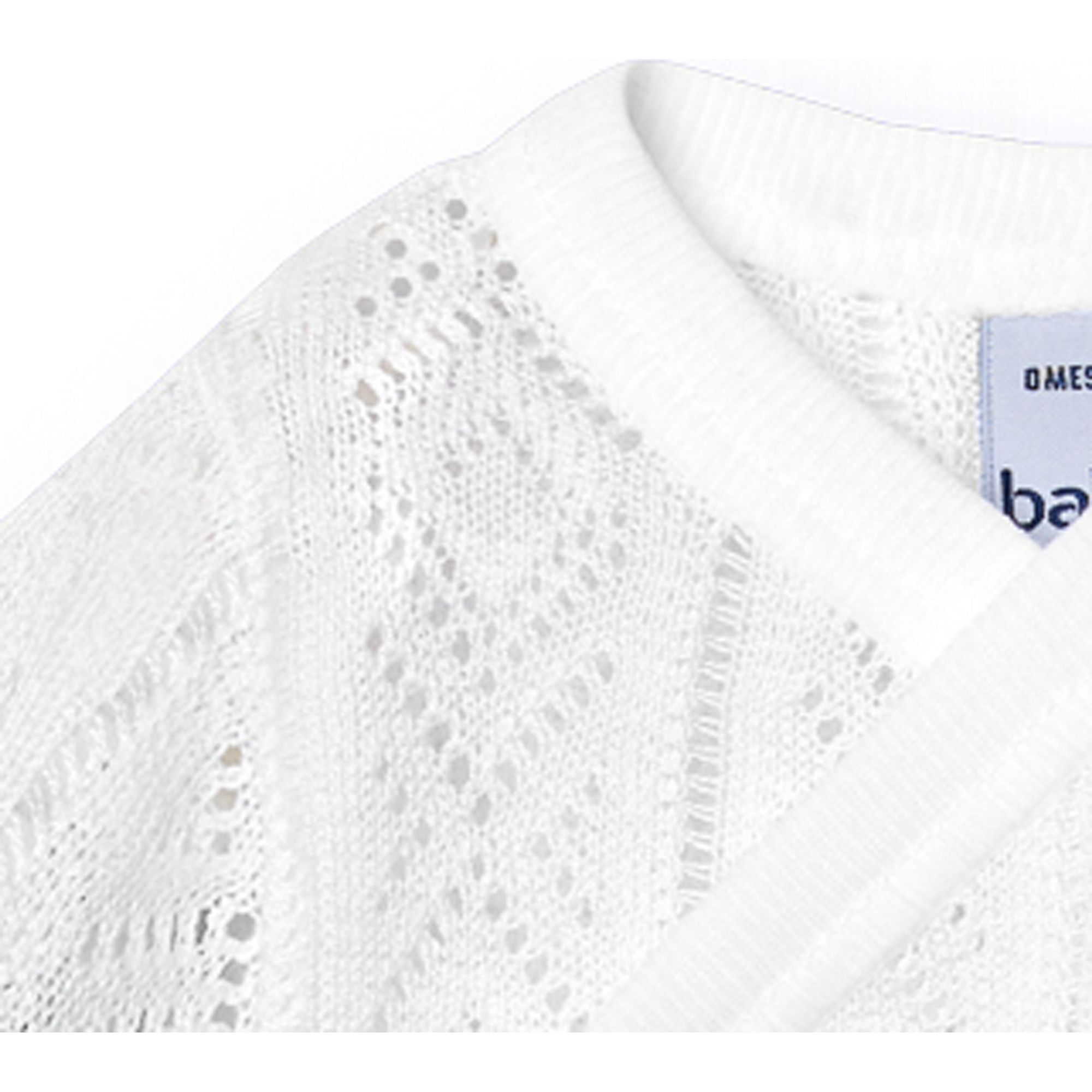 Body cruzado bebé manga corta perlé