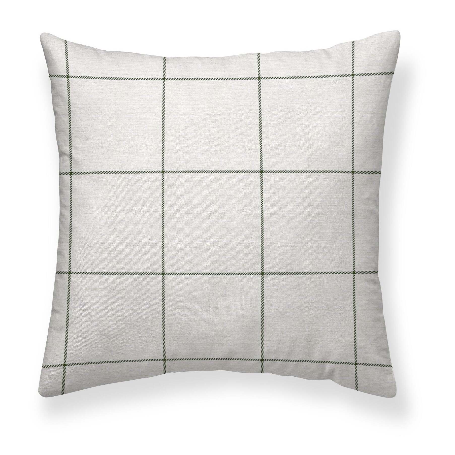 Taie d'oreiller Green Windowpana
