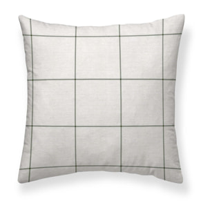 Taie d'oreiller Green Windowpana