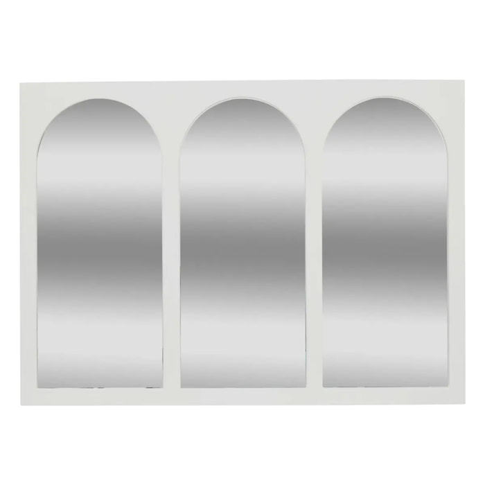 Miroir "Sohane" blanc 91x66cm