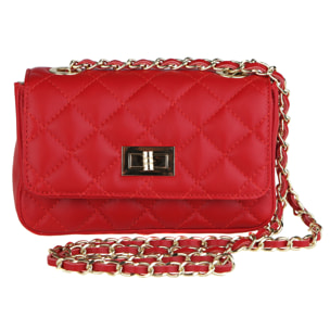 Chicca Borse Borsetta Clutch Rosso