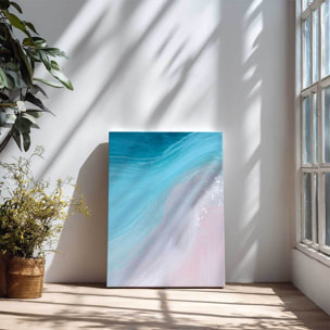 Tableau flux océan moderne Toile imprimée