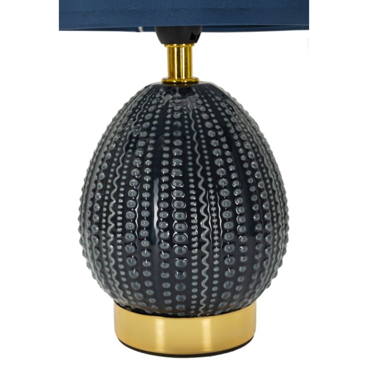 LAMPADA DA COMODINO FLAVI BLU CM Ø 15X30,5