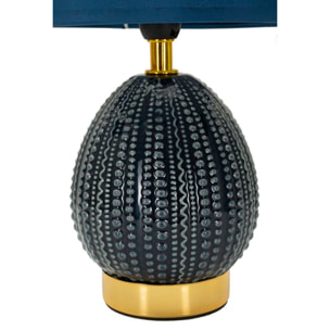 LAMPADA DA COMODINO FLAVI BLU CM Ø 15X30,5