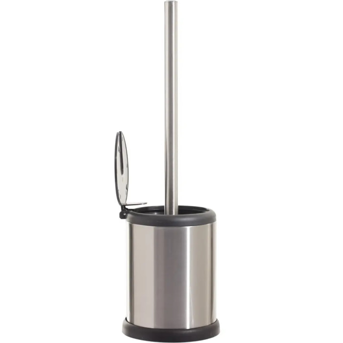 Brosse WC à clapet inox