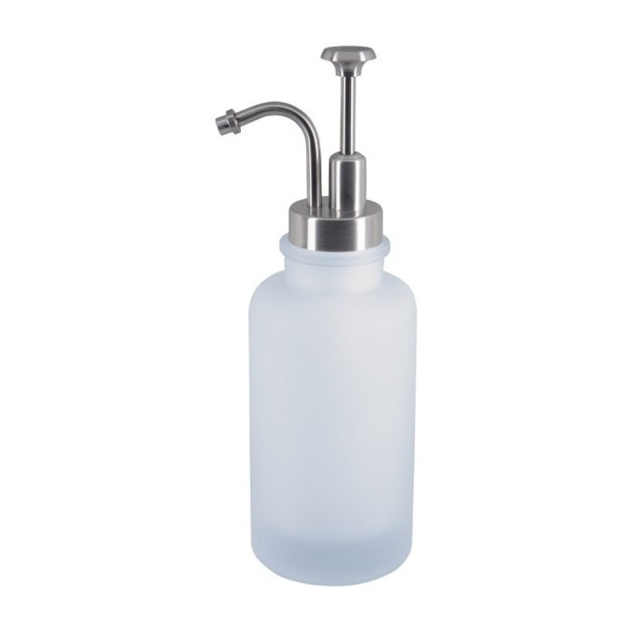 Distributeur de savon Verre YOKO Misty Blanc Spirella