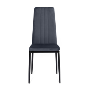 Chaises Jade - Gris anthracite