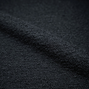 Lot de 2 chaises pour îlot central en tissu bouclé noir 63,5 cm - Iris