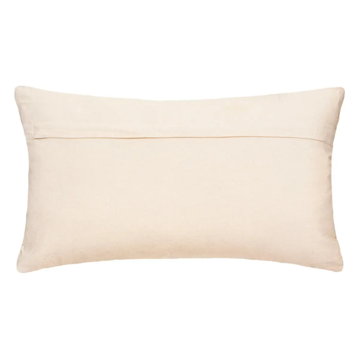 Coussin "Sable cuivré" en coton beige 30x50 cm