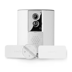 Somfy One + - Système d'alarme avec caméra de surveillance intégrée Full HD