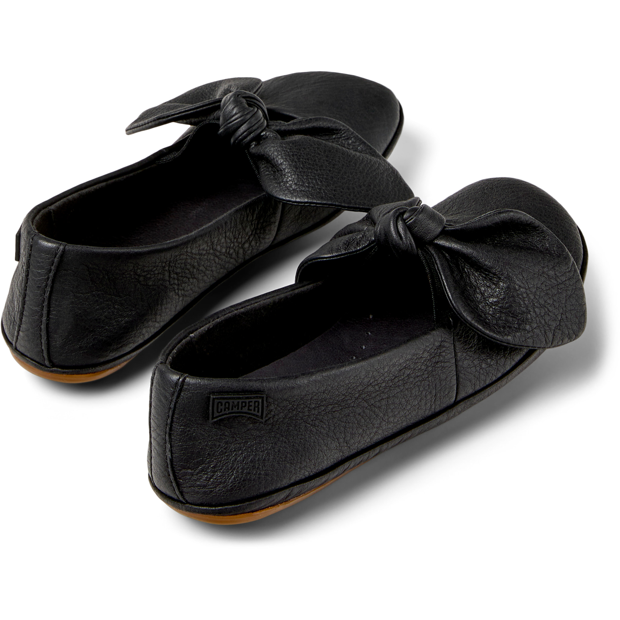 Bailarinas - CAMPER Right - Negro - Cuero liso