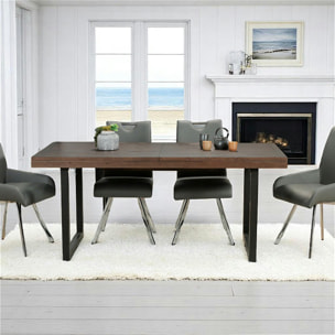 Table de repas extensible bois recyclé 180-240 cm SAMOA