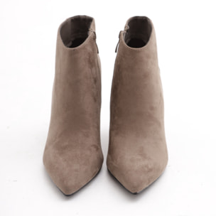 STIVALETTO ZEPPA TAUPE