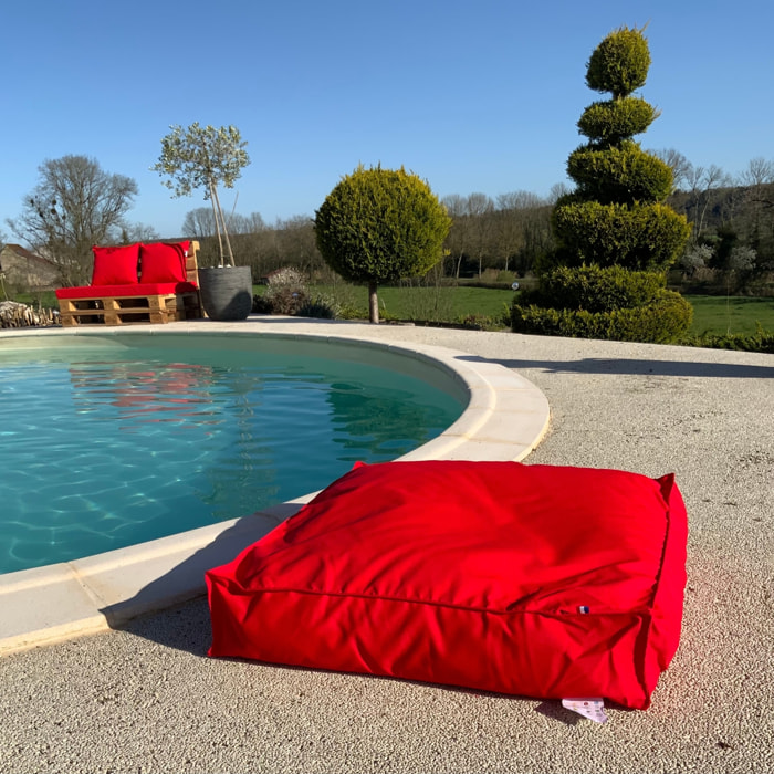 Coussin de sol inter / exter - Rouge