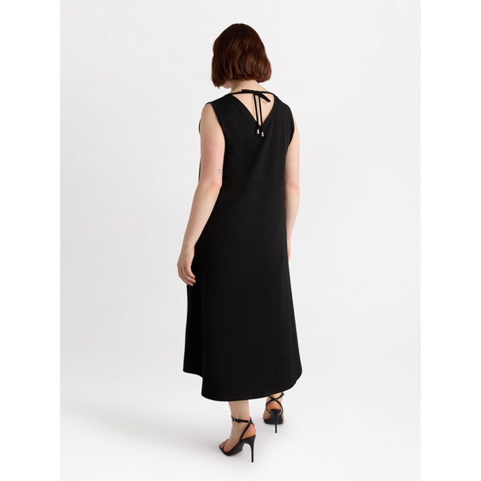 Fiorella Rubino - Vestido en tejido de punto - Negro