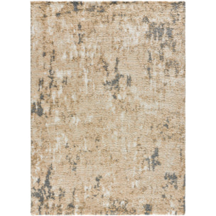 ENYA Alfombra con texturas y diseño escandinavo en tonos beige, varias medidas disponibles