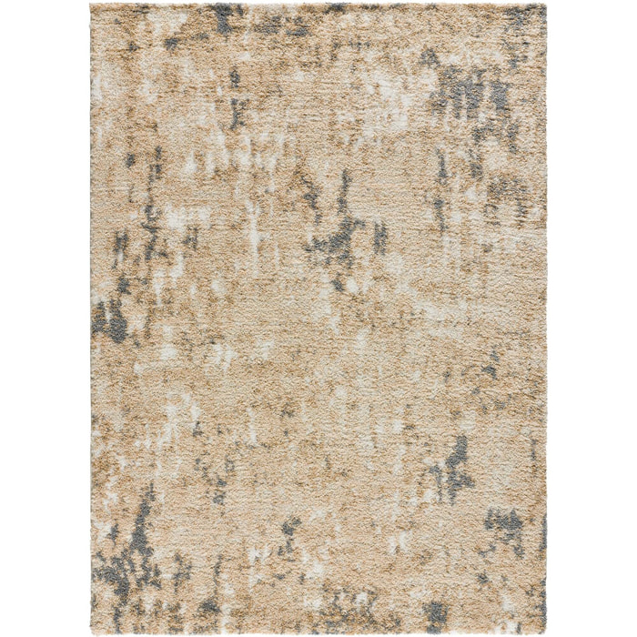 ENYA Alfombra con texturas y diseño escandinavo en tonos beige, varias medidas disponibles