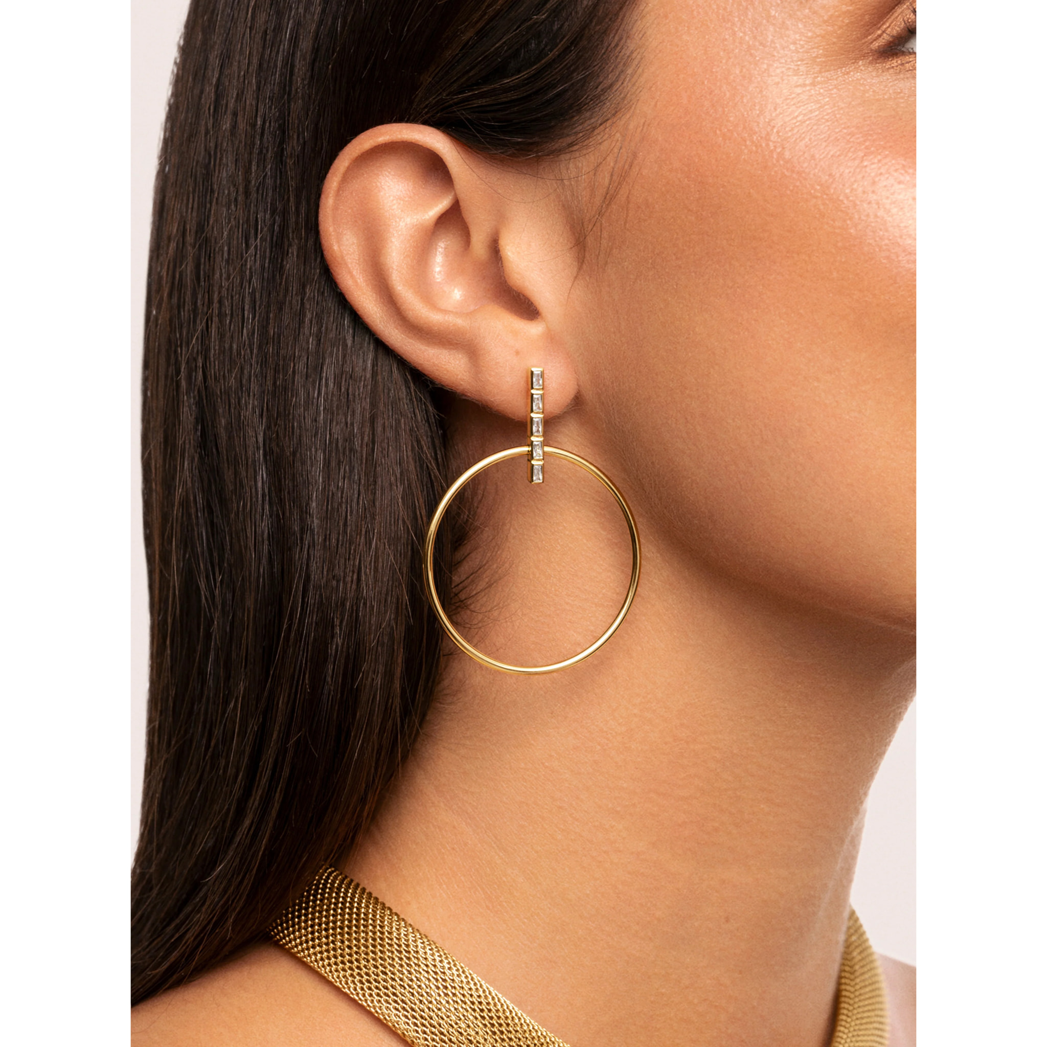 Pendientes Ophelia Baño Oro