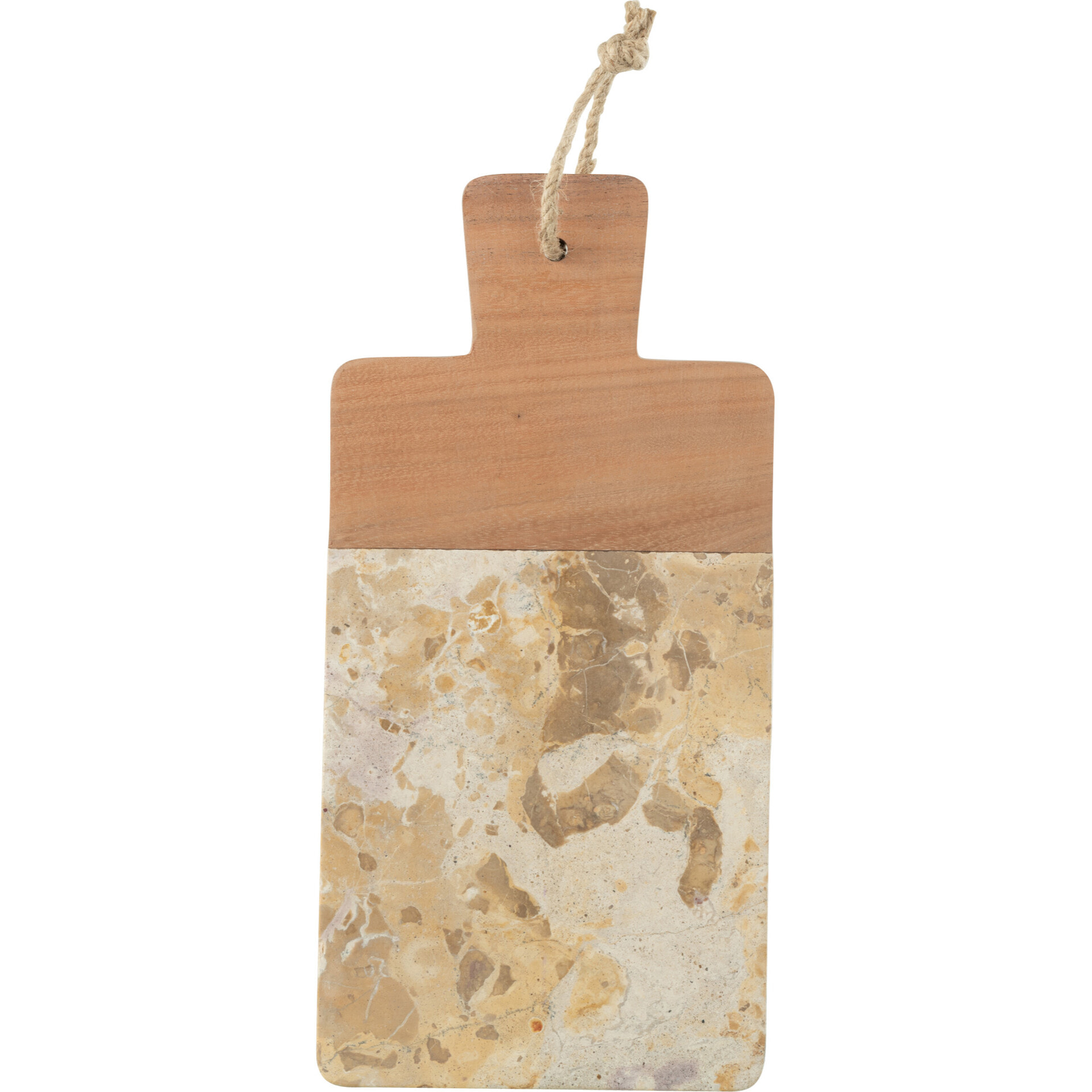 J-Line planche à fromage rectangulaire Marbre - pierre - beige/naturel - large