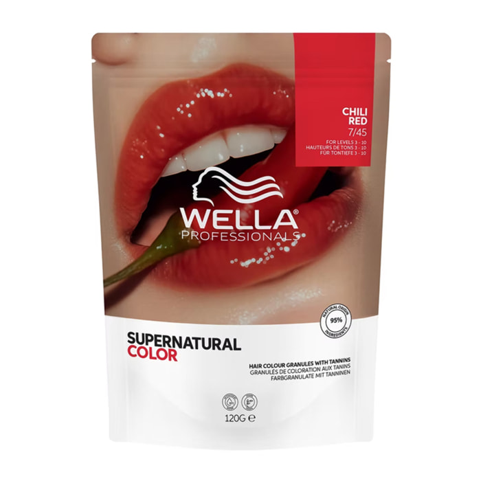 WELLA Supernatural Color 7/45 CHILI RED 120g