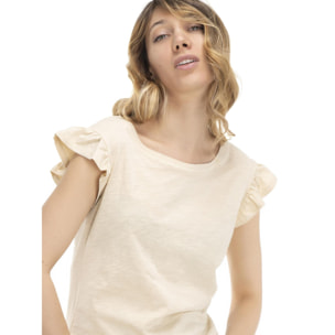 T-Shirt da donna rouches Earth Tones