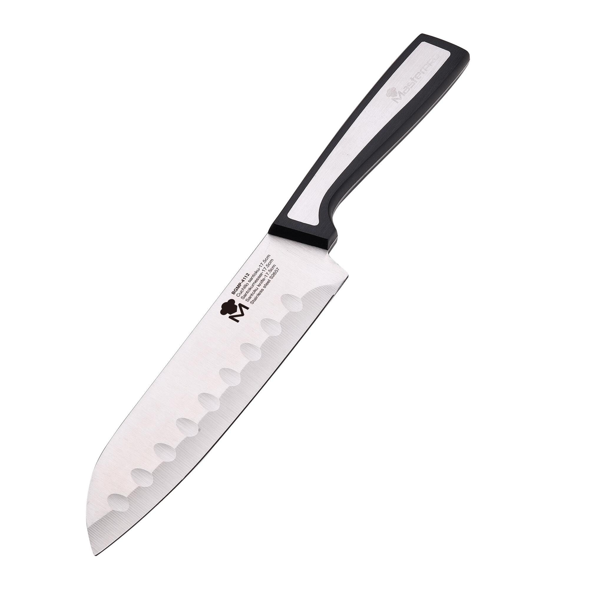 Cuchillo santoku 17,5cm sharp en acero inoxidable masterpro