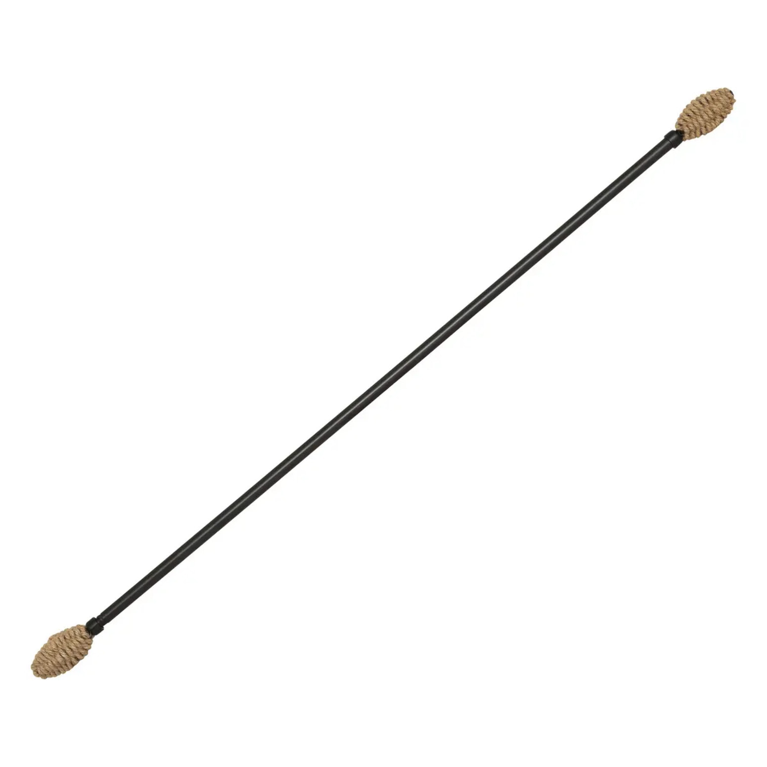 Tringle "Natura" ovale en métal 120-210