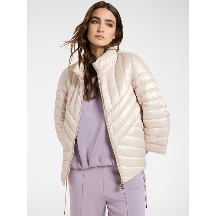 Elena Mirò - Piumino leggero trapuntato - Beige