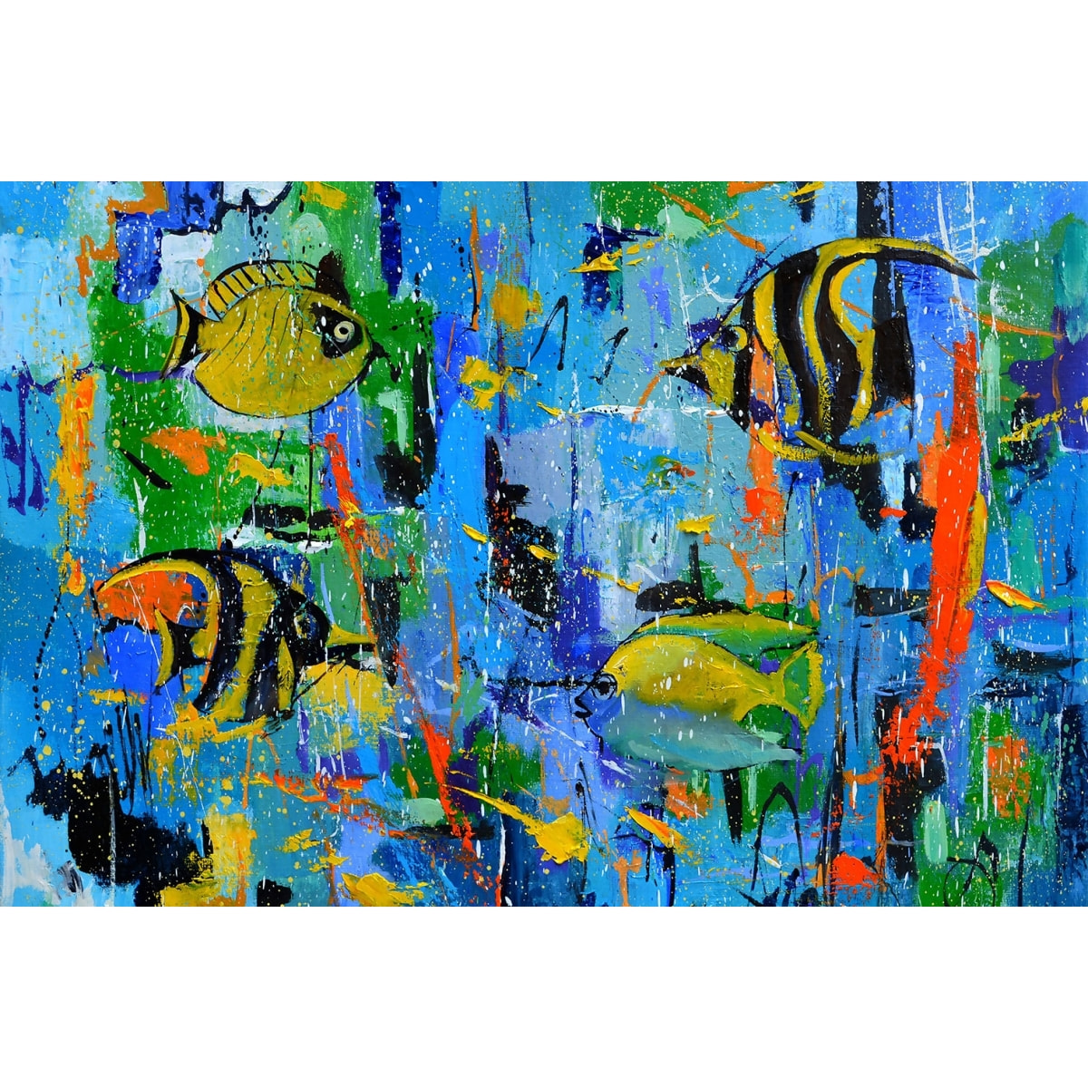 Tableau reproduction aquarium Tableau plexiglas