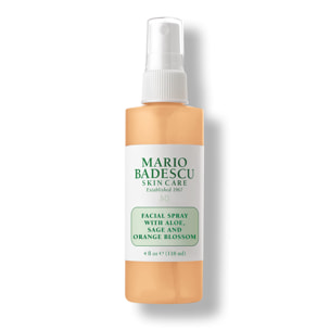 Facial Spray with Aloe, Sage & Orange Blossom - Spray visage à l'aloe vera, sauge et fleur d'oranger