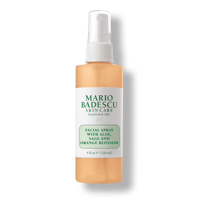 Facial Spray with Aloe, Sage & Orange Blossom - Spray visage à l'aloe vera, sauge et fleur d'oranger