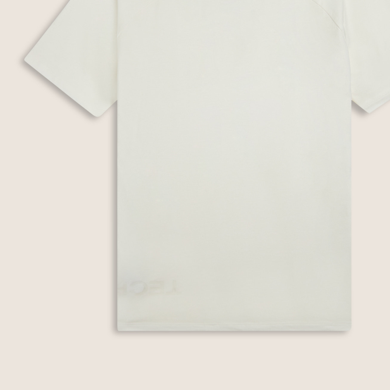 T-shirt slim con stampa lucida sul davanti