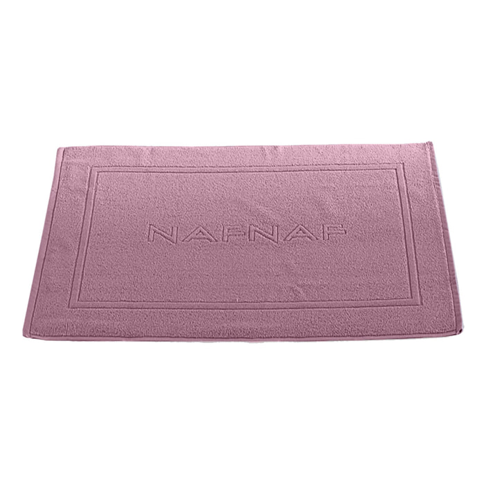 Tapis de bain CASUAL - coton 750 g/m2 - coloris mauve