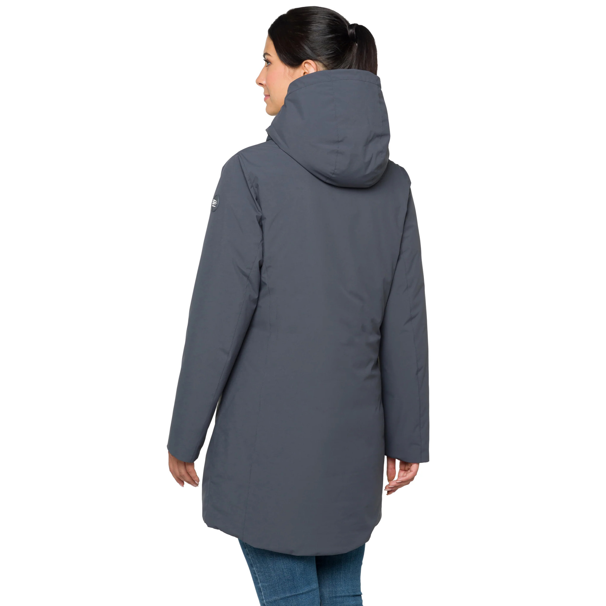 Parka ANOUK acolchada impermeable gris