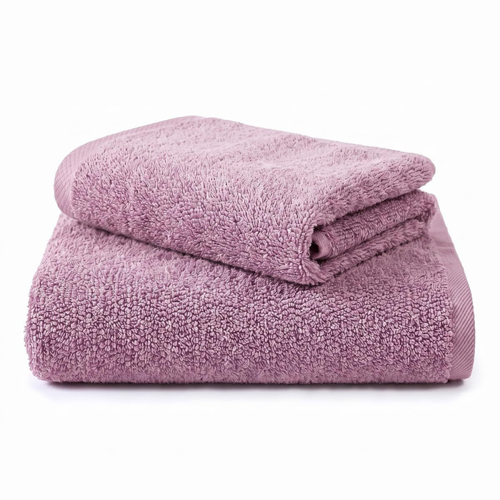 INTRECCI HOME Set Bagno Asciugamani Viso e Ospite, in Puro Cotone 500 g, Morbidezza Extra, Assorbenza Superiore